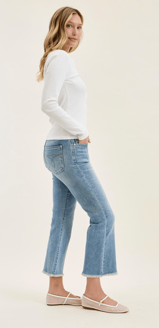 JUDY BLUE Denim Obsession Kick Flare - Bray and Em Boutique