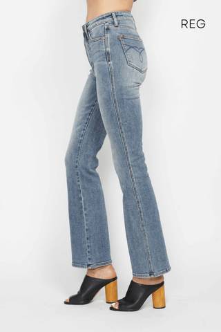 Judy Blue HR Urban Melody Bootcut Jeans - Bray and Em Boutique