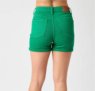 Judy Blue HW Be Sensational Cuffed Shorts - Bray and Em Boutique