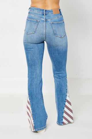 Judy Blue HW Born Free Flare Jeans - Bray and Em Boutique