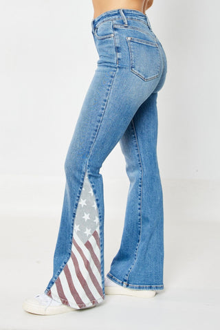 Judy Blue HW Born Free Flare Jeans - Bray and Em Boutique