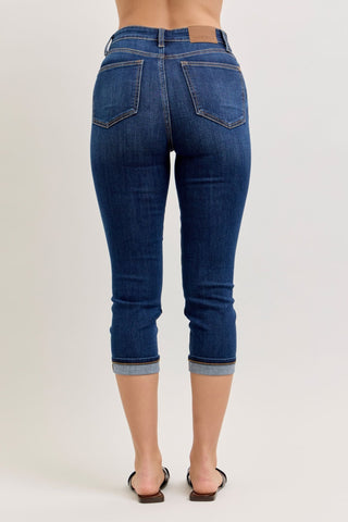 Judy Blue HW Main Event Capri Jeans - Bray and Em Boutique