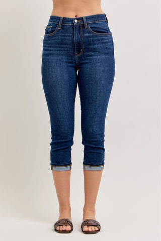 Judy Blue HW Main Event Capri Jeans - Bray and Em Boutique