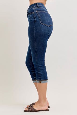 Judy Blue HW Main Event Capri Jeans - Bray and Em Boutique