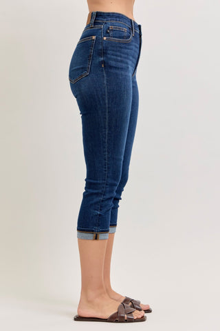 Judy Blue HW Main Event Capri Jeans - Bray and Em Boutique
