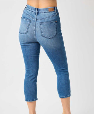 Judy Blue HW Perfect Vision Denim Capri - Bray and Em Boutique