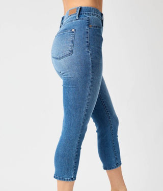 Judy Blue HW Perfect Vision Denim Capri - Bray and Em Boutique