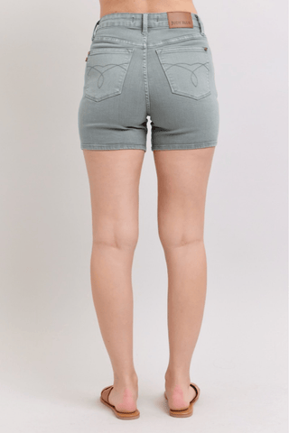 Judy Blue HW Ride Or Die Shorts - Bray and Em Boutique