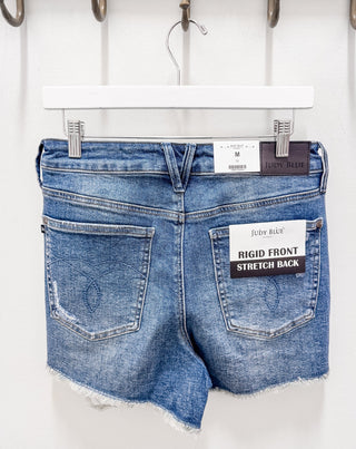 Judy Blue HW Rigid Magic Cut Off Shorts - Bray and Em Boutique