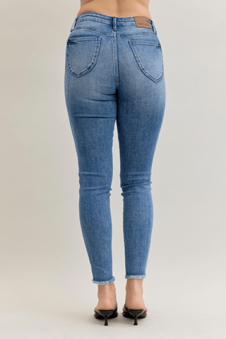 Judy Blue HW The World Awaits Skinny Jeans - Bray and Em Boutique