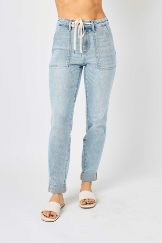 Judy Blue HW Touch of Trendiness Joggers - Bray and Em Boutique