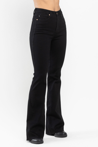 Judy Blue HW Tummy Control Flare Jeans - Bray and Em Boutique