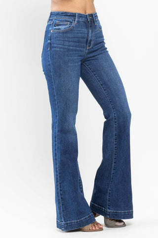 Judy Blue HW You Are Flare Jeans - Bray and Em Boutique