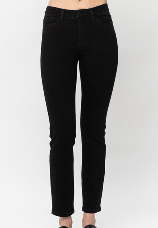 Judy Blue MR Black Slim Fit Jeans - Bray and Em Boutique