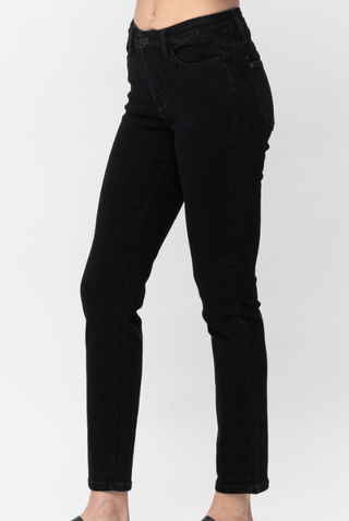 Judy Blue MR Black Slim Fit Jeans - Bray and Em Boutique