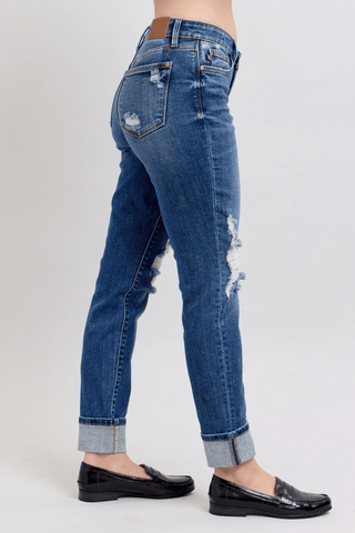 Judy Blue MR Fresh Selection Boyfriend Jeans - Bray and Em Boutique