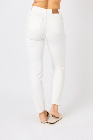 Judy Blue MR High Expectations Braided Jeans - Bray and Em Boutique