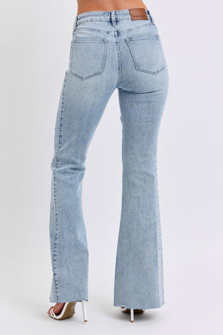 Judy Blue MR Over The Top Flare Jeans - Bray and Em Boutique
