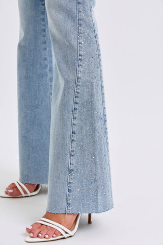 Judy Blue MR Over The Top Flare Jeans - Bray and Em Boutique
