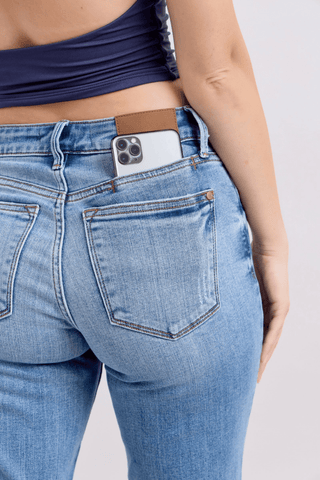 Judy Blue MR Rythm And Blue Slim Fit Jeans - Bray and Em Boutique