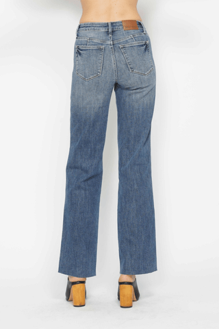 Judy Blue Practically Me MR Straight Jean - Bray and Em Boutique