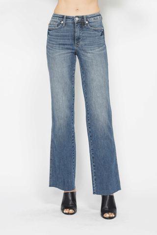 Judy Blue Practically Me MR Straight Jean - Bray and Em Boutique