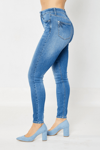 Judy Blue Tummy Control Forever Skinny Jeans - Bray and Em Boutique