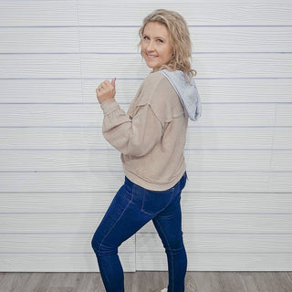 Jump Into Style Button Up Hooded Shacket - Bray and Em Boutique