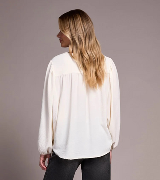 TRIBAL Polished Look Mandarin Collar Blouse