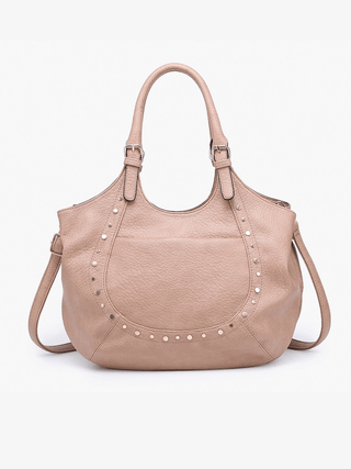 Kay Studded Hobo w/ Crossbody Strap - Bray and Em Boutique