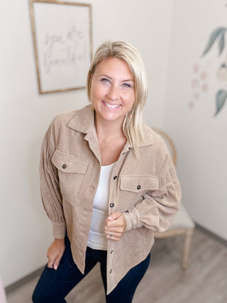 Keep It Classy Corduroy Jacket - Bray and Em Boutique