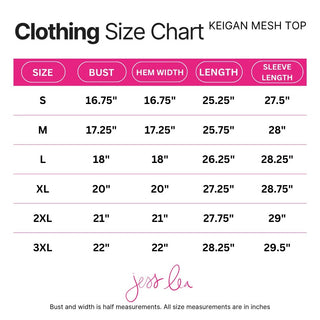 Keigan Mesh Top Ghost - Bray and Em Boutique