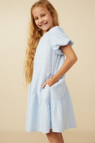 Kids Little Blue Bird Dress - Bray and Em Boutique