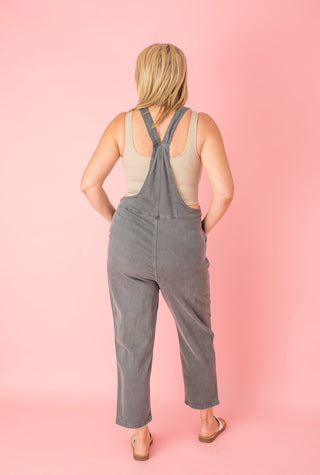 Knot Strap Overalls - Bray and Em Boutique