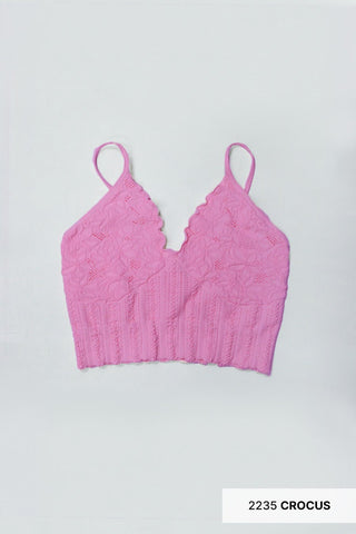 Lace Textured Bralette - Bray and Em Boutique