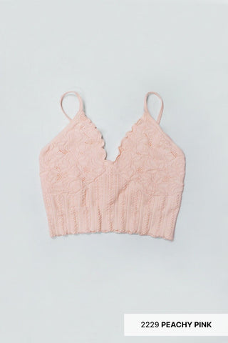 Lace Textured Bralette - Bray and Em Boutique
