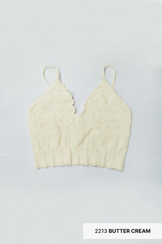 Lace Textured Bralette - Bray and Em Boutique