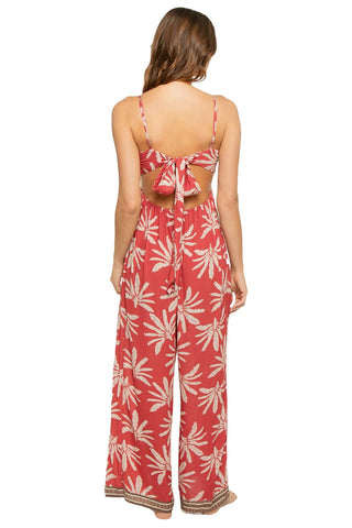 Lagoon Lure Leaf Print Jumpsuit - Bray and Em Boutique