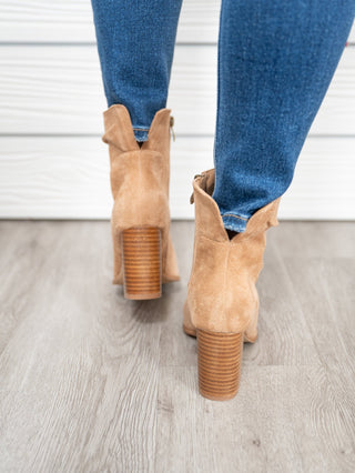 Last Call Faux Suede Boot - Camel - Bray and Em Boutique