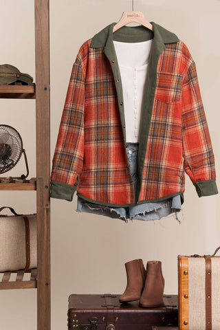 Layer It Up Reversible Plaid Shacket - Bray and Em Boutique