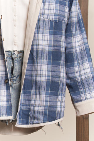 Layer It Up Reversible Plaid Shacket - Bray and Em Boutique