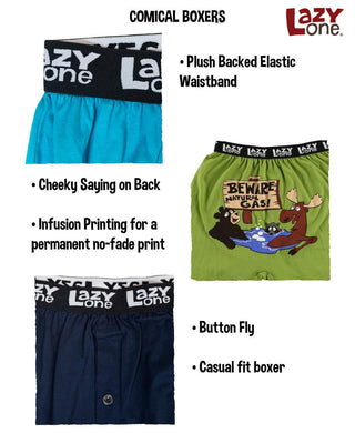 Lazy One Men's Funny Boxer - Bray and Em Boutique