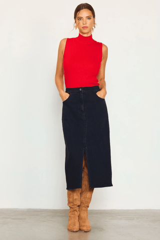 Leave It All Behind Denim Skirt - Bray and Em Boutique