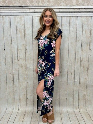 Let Romance Bloom Midi Dress - Bray and Em Boutique
