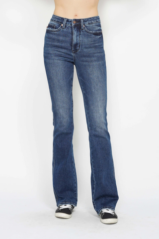 Judy Blue Embroidered Pocket Bootcut Jeans