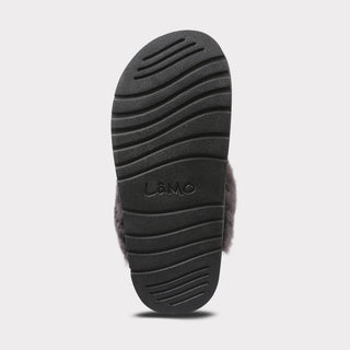 Lia Scuff Slipper - Charcoal - Bray and Em Boutique