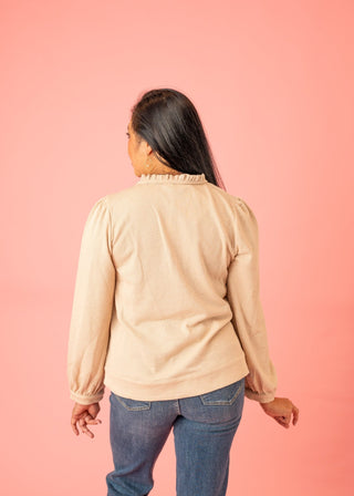 Life and Love Ribbed Henley Top - Bray and Em Boutique