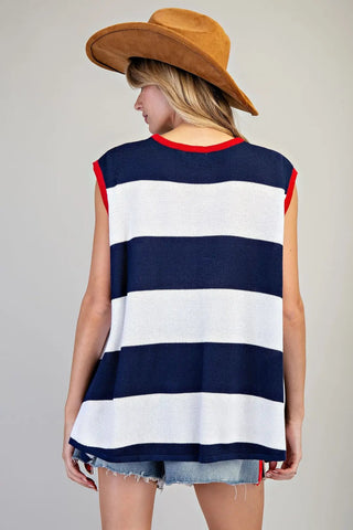 Little Miss Inspiration Sleeveless Top - Bray and Em Boutique