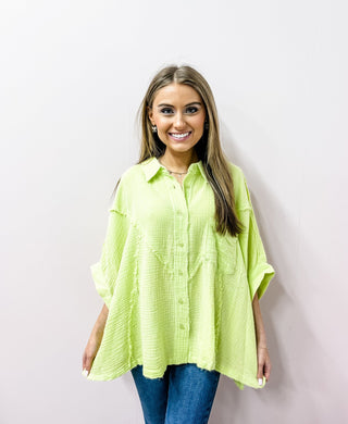 Living Fearlessly Mineral Wash Top - Bray and Em Boutique