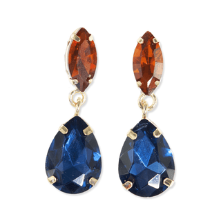 Lizzie Two Color Dangle Earrings - Bray and Em Boutique